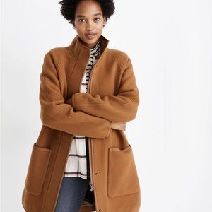 Madewell Brown Estate Cocoon Coat